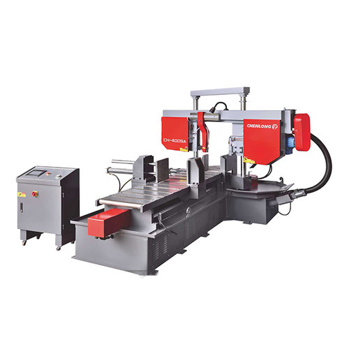 自動(dòng)型雙柱臥式轉(zhuǎn)角金屬帶鋸床 CH-400SA